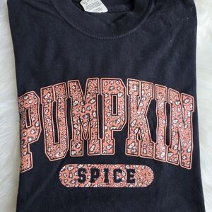 Comfort Colors Black Pumpkin Spice Tee